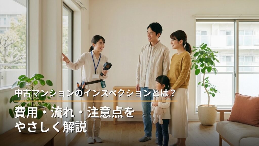 中古マンションのインスペクションとは？費用・流れ・注意点をやさしく解説
