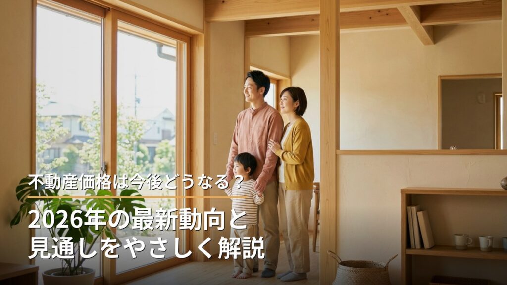 不動産価格は今後どうなる？2026年の最新動向と見通しをやさしく解説