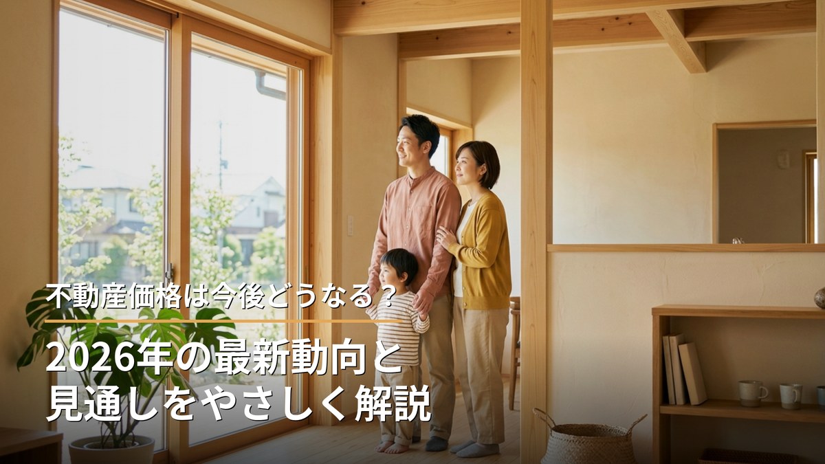 不動産価格は今後どうなる？2026年の最新動向と見通しをやさしく解説