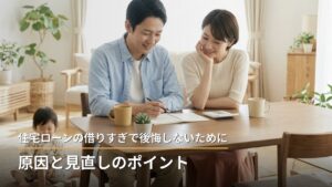 住宅ローンの借りすぎで後悔しないために｜原因と見直しのポイント