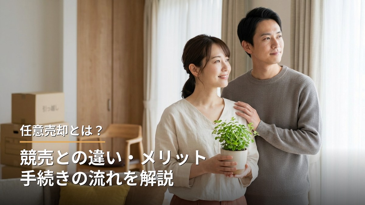 任意売却とは？競売との違い・メリット・手続きの流れをやさしく解説